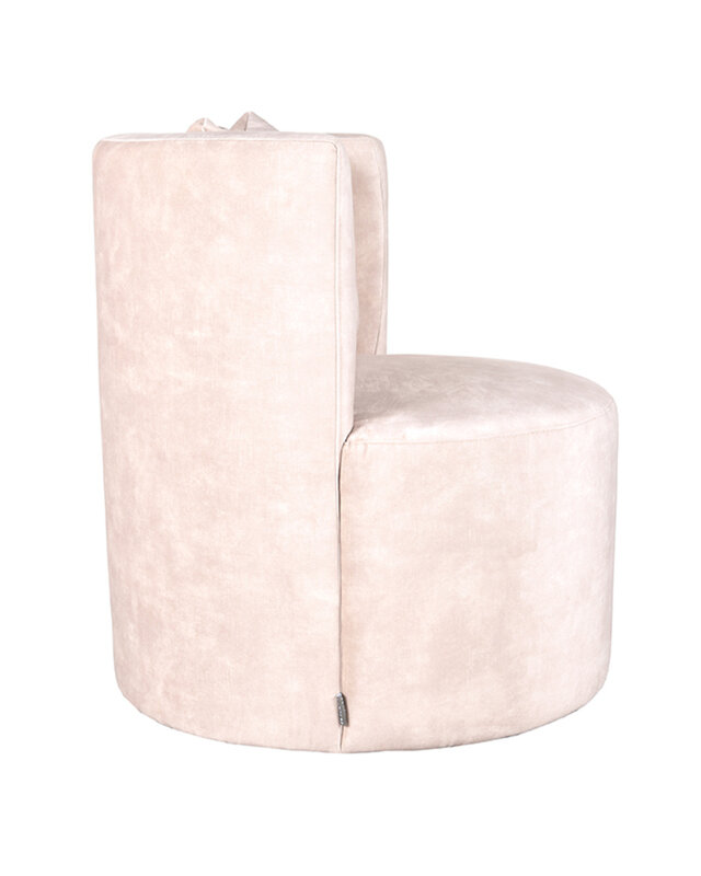 LABEL51 LABEL51 Fauteuil Evy - Naturel - Velours