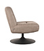 LABEL51 LABEL51 Fauteuil Eli - Taupe - Microfiber