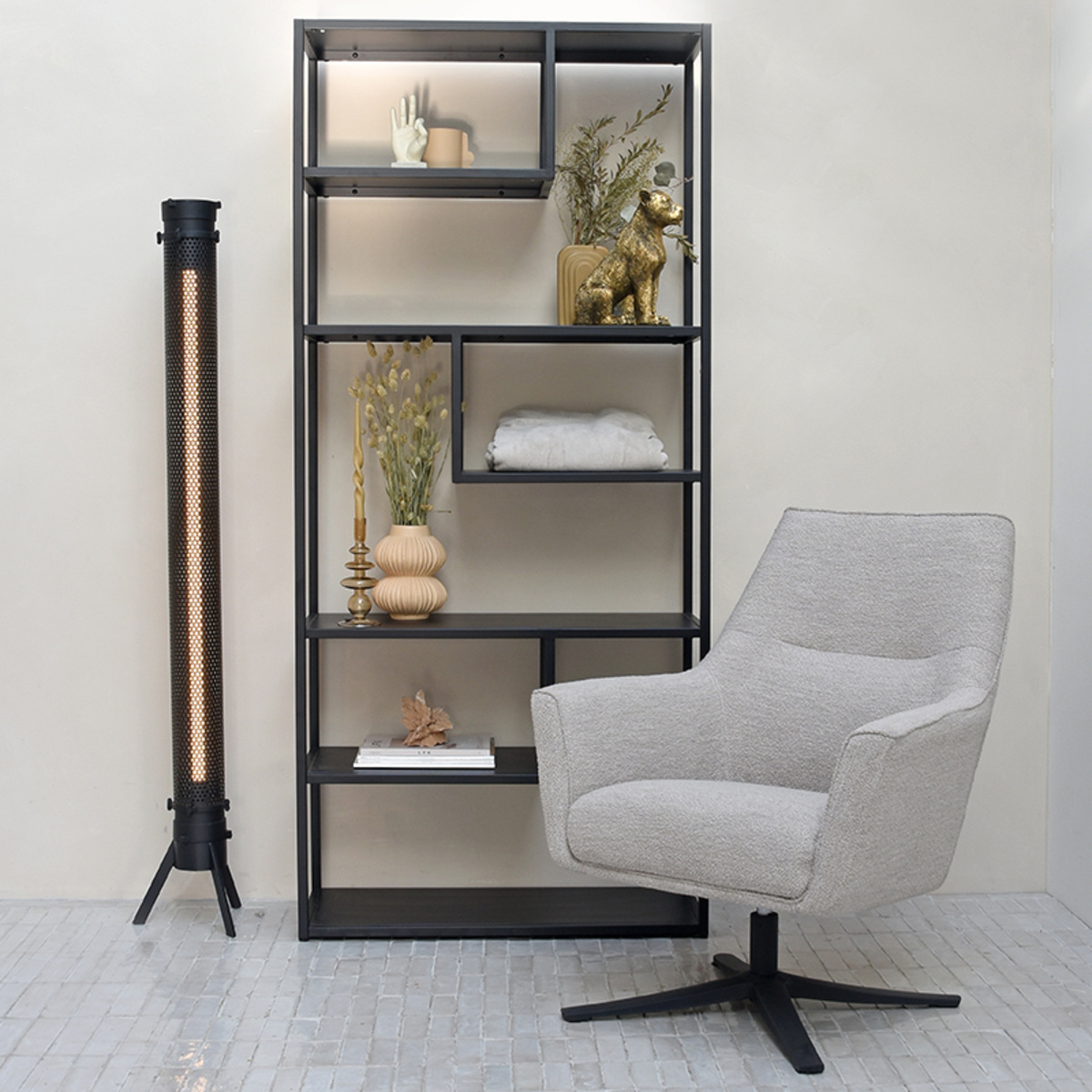 LABEL51 LABEL51 Fauteuil Tod - Naturel - Boucle