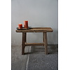Oud Eikenhouten Bankje | H46 x B59 x D17 cm