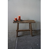 Oud Eikenhouten Bankje | H46 x B60,5 x D16,5 cm