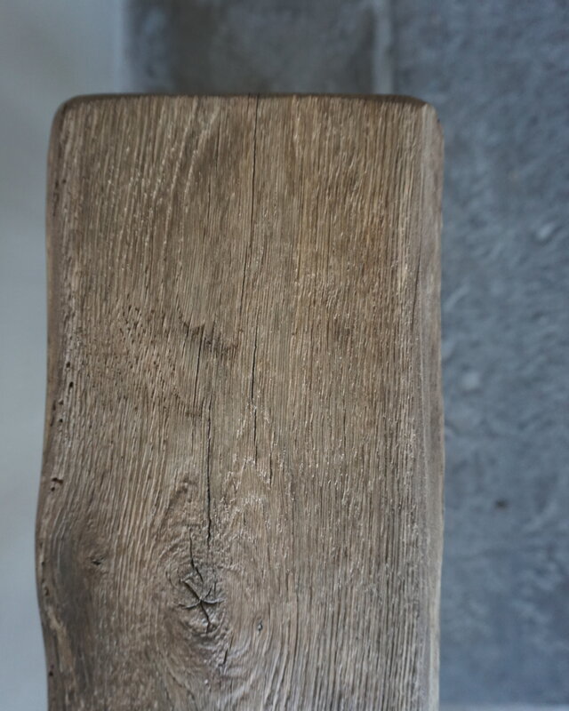 Rene Houtman Oud Eikenhouten Bankje | H46 x B60,5 x D16,5 cm