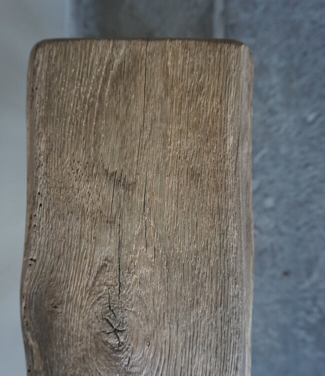 Rene Houtman Oud Eikenhouten Bankje | H46 x B60,5 x D16,5 cm