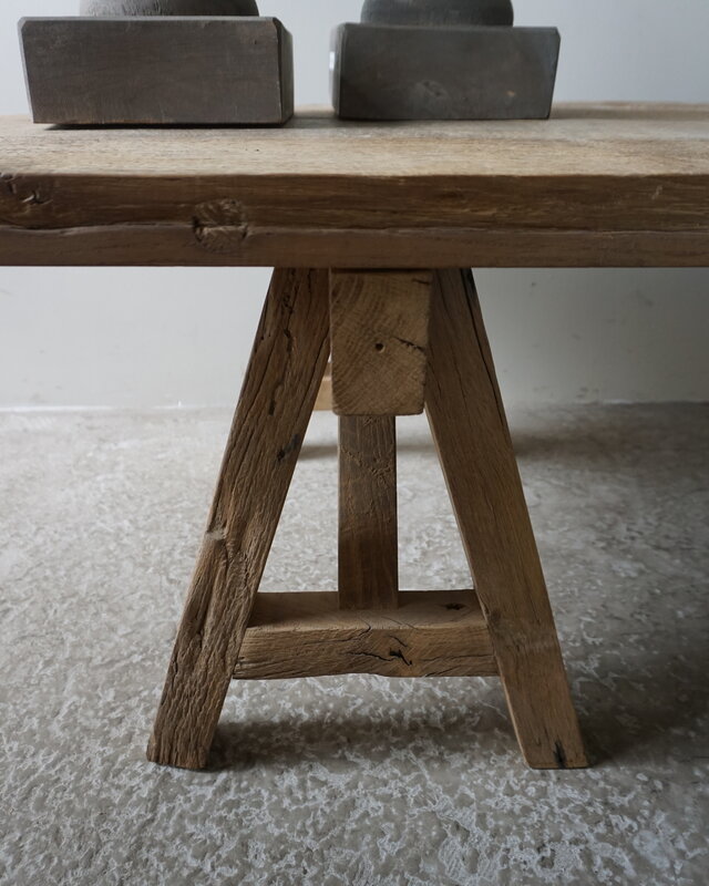 Rene Houtman Salontafel | Oud Eiken | H43,5 x B180 x D60,5 cm