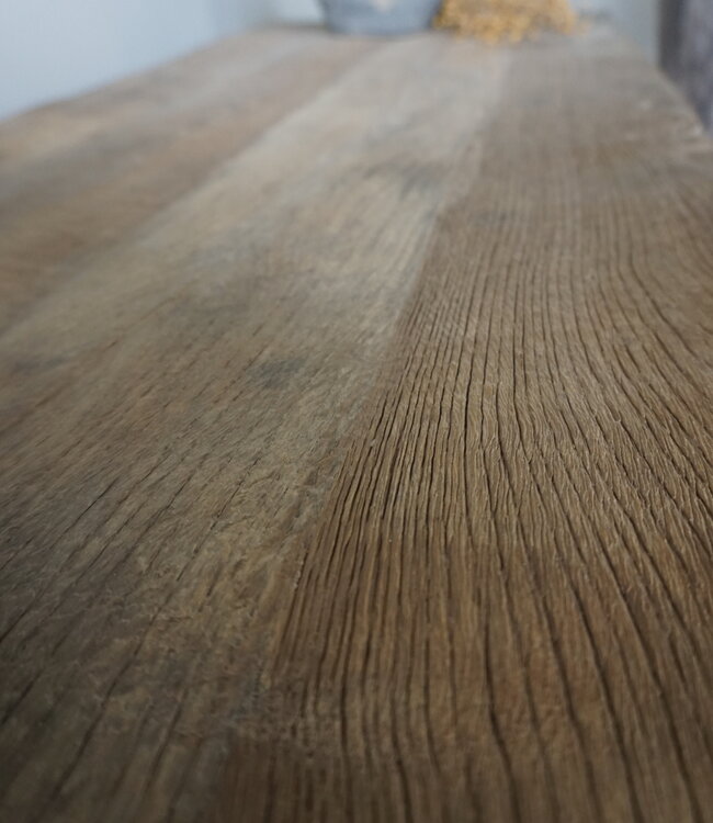 Rene Houtman Salontafel | Oud Eiken | H43,5 x B180 x D60,5 cm