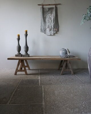 Rene Houtman Salontafel | Oud Eiken | H44 x B180,5 x D60 cm