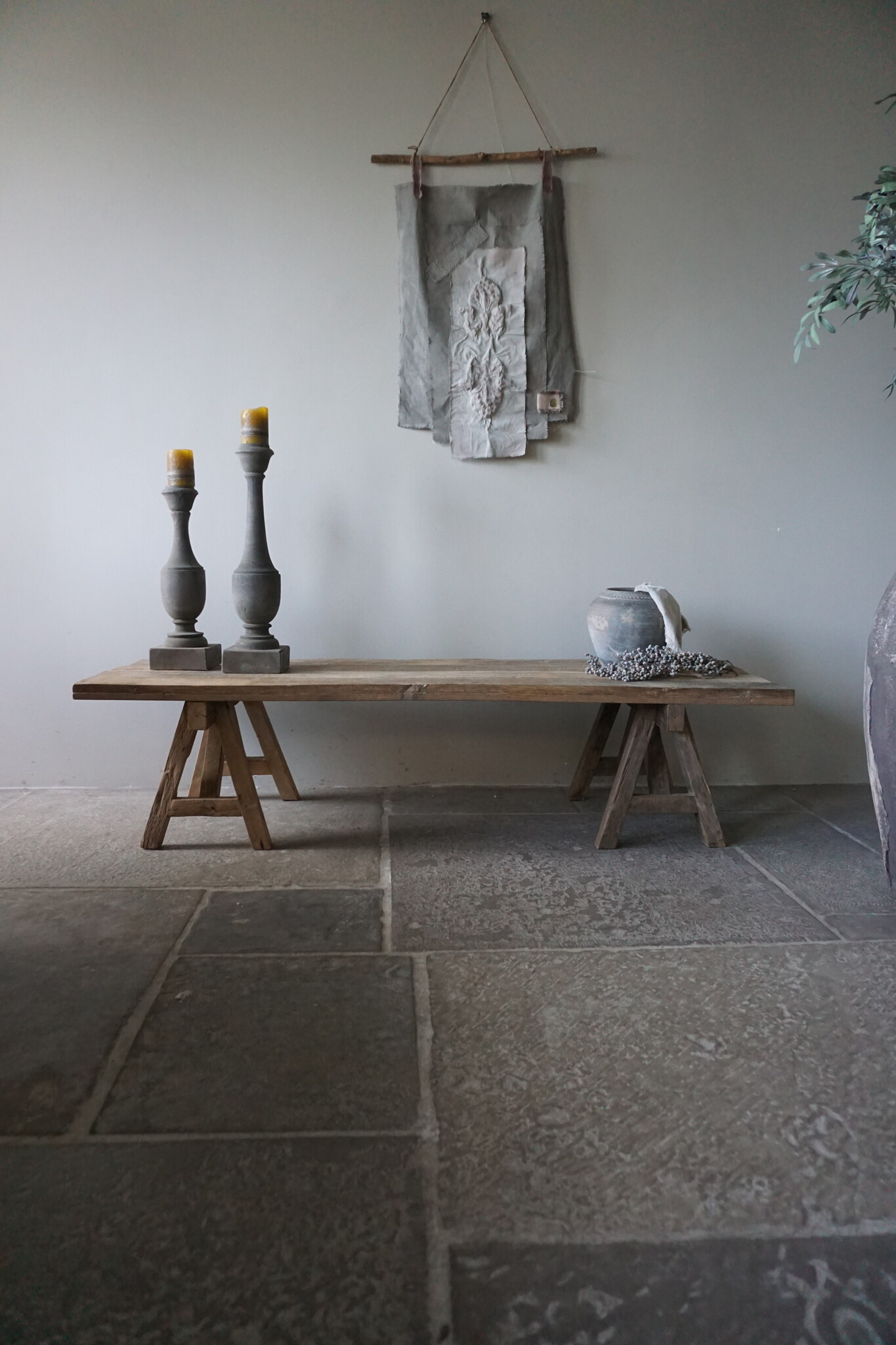 Rene Houtman Salontafel | Oud Eiken | H44 x B180,5 x D60 cm