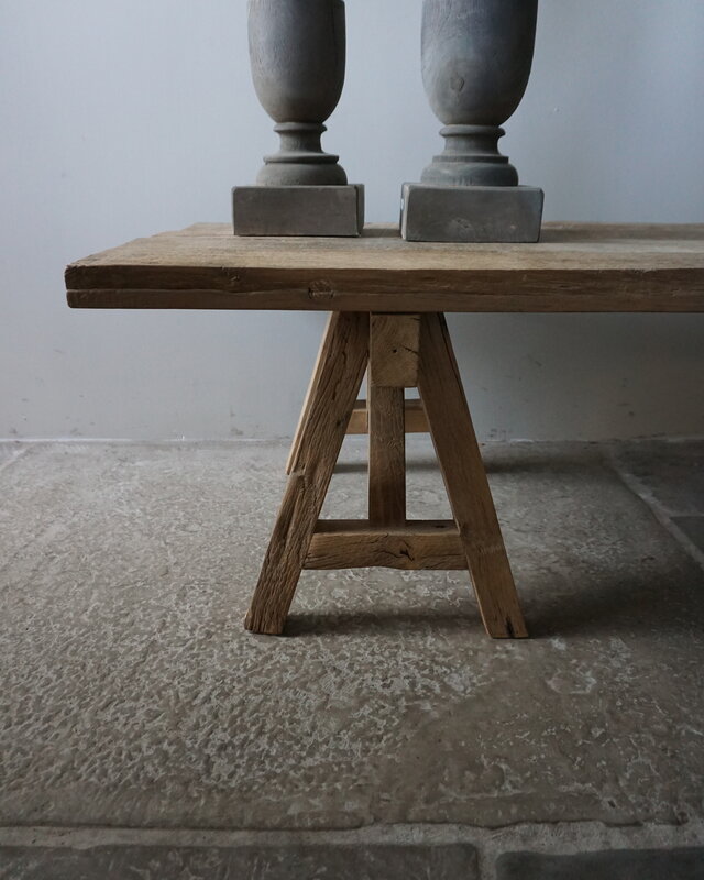 Rene Houtman Salontafel | Oud Eiken | H44 x B180,5 x D60 cm