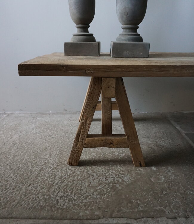 Rene Houtman Salontafel | Oud Eiken | H44 x B180,5 x D60 cm