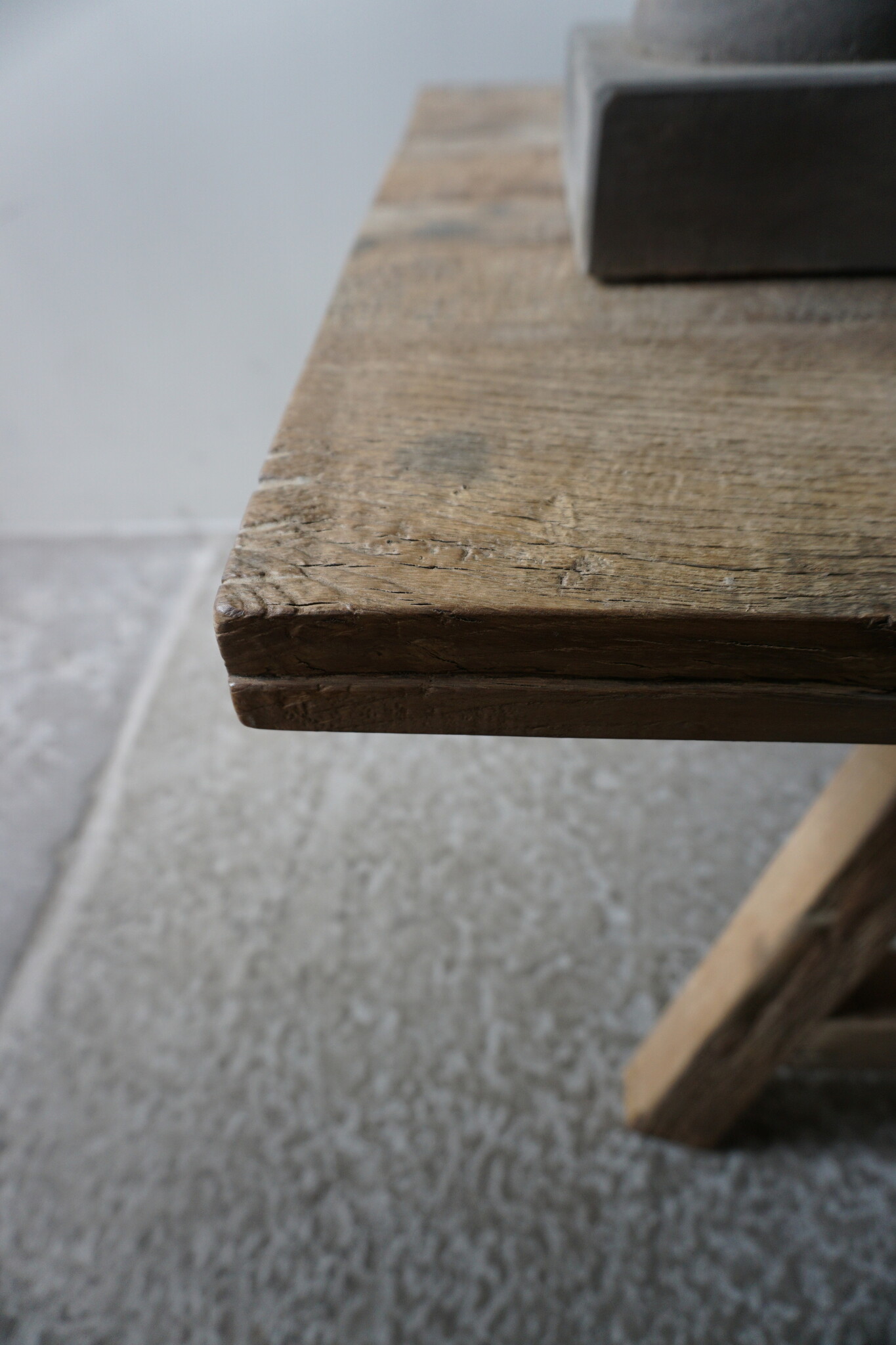 Rene Houtman Salontafel | Oud Eiken | H44 x B180,5 x D60 cm