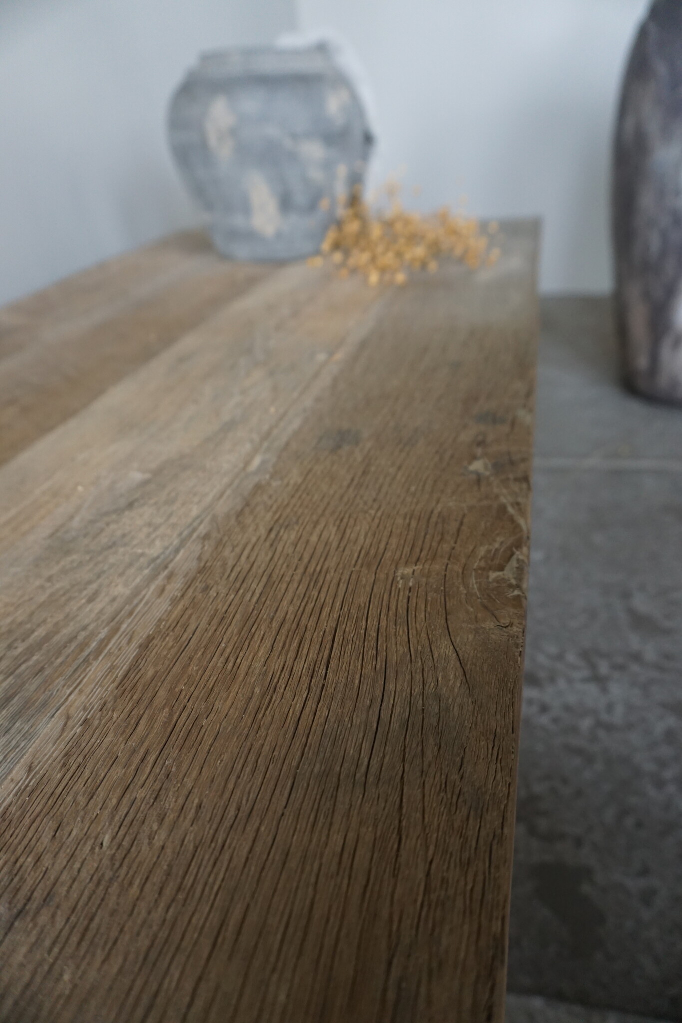 Rene Houtman Salontafel | Oud Eiken | H44 x B180,5 x D60 cm