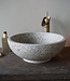 Differnz Waskom Terrazzo | Zwart Wit | Ø 40 x H15 cm