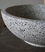 Differnz Waskom Terrazzo | Zwart Wit | Ø 40 x H15 cm