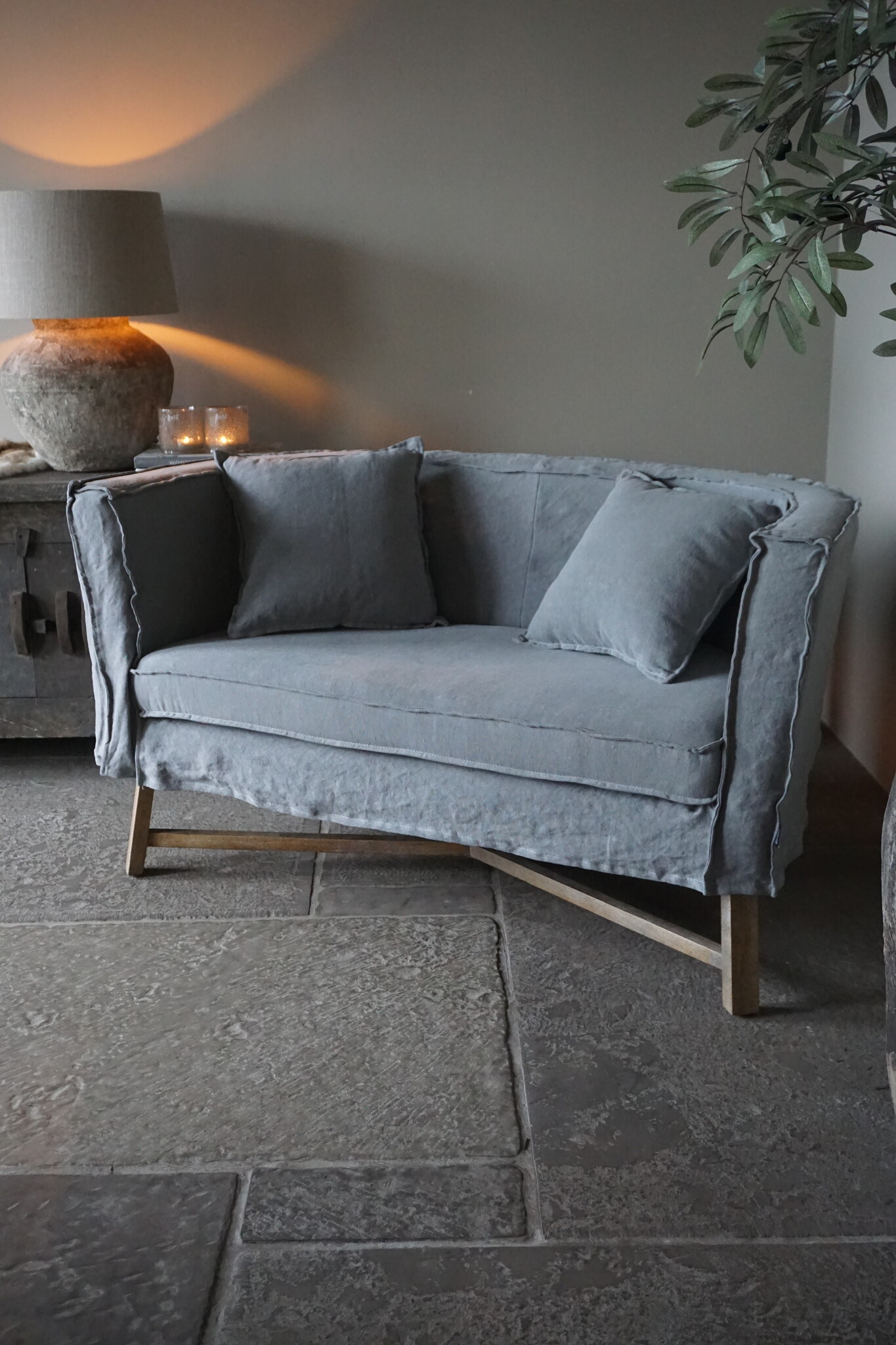Aura Peeperkorn Sofa Dikke Dirk GrijsBlauw