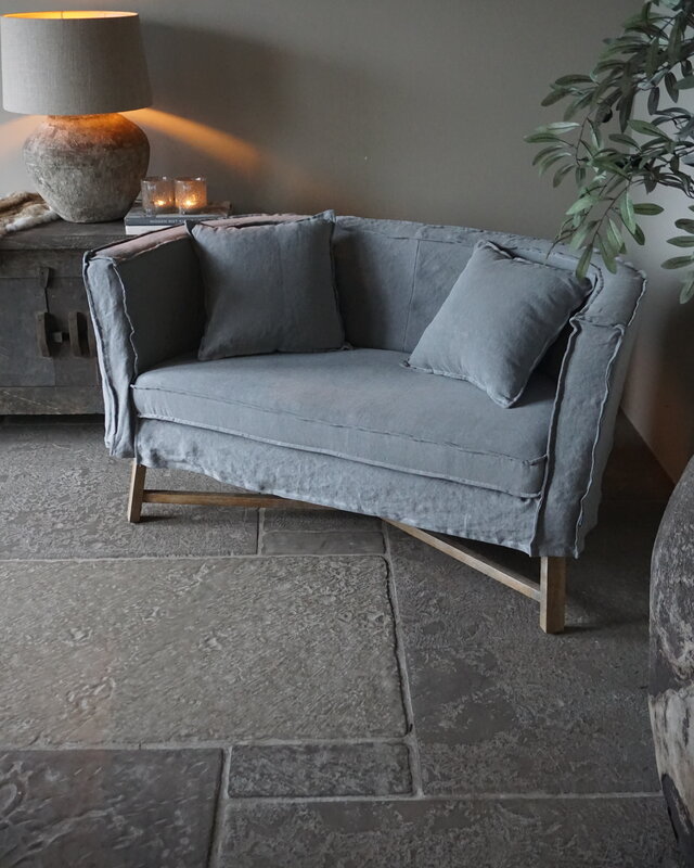 Aura Peeperkorn Sofa Dikke Dirk GrijsBlauw