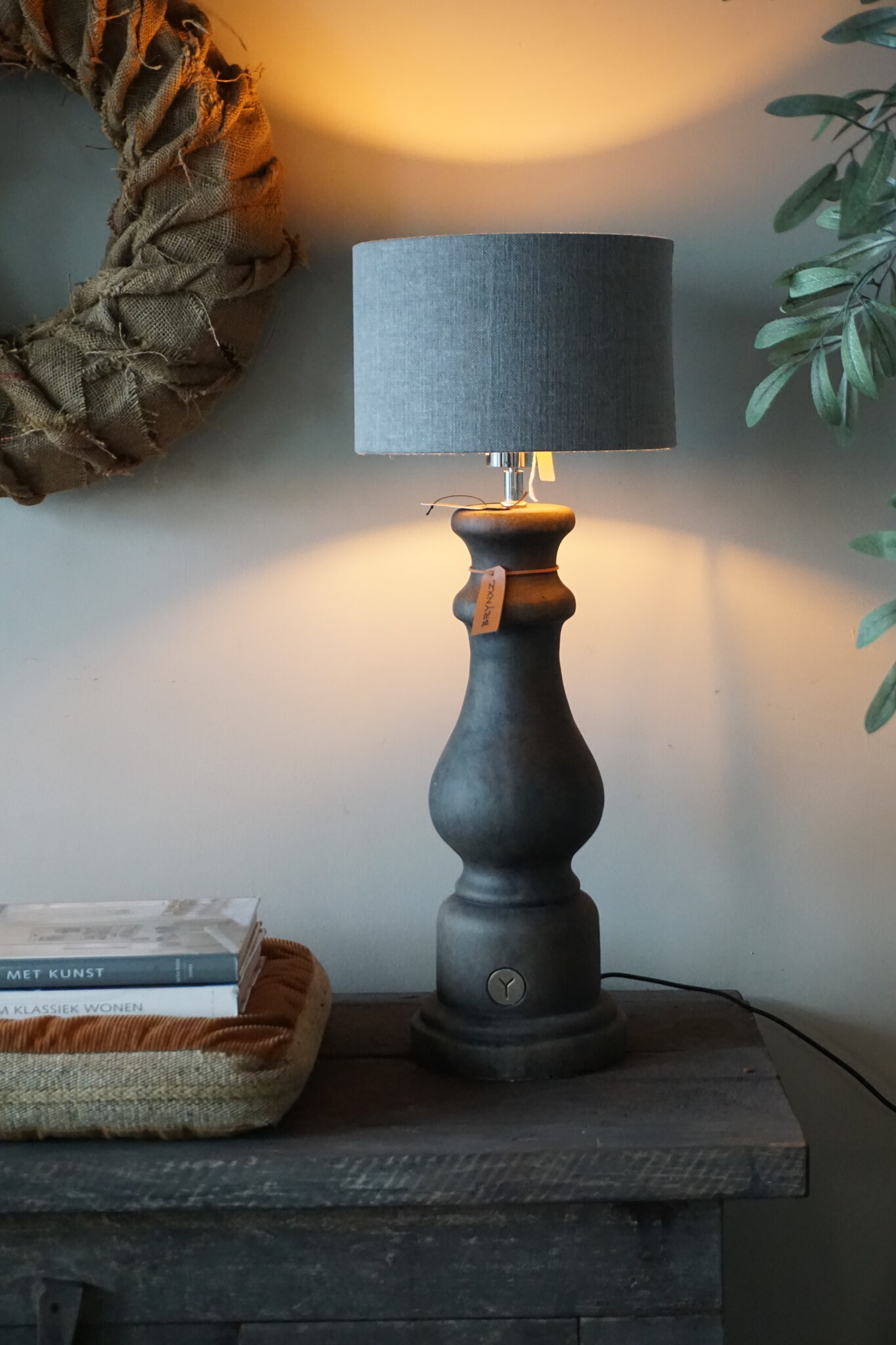 Brynxz Balusterlamp Voet Luxury Maj. Bruin H55xB18