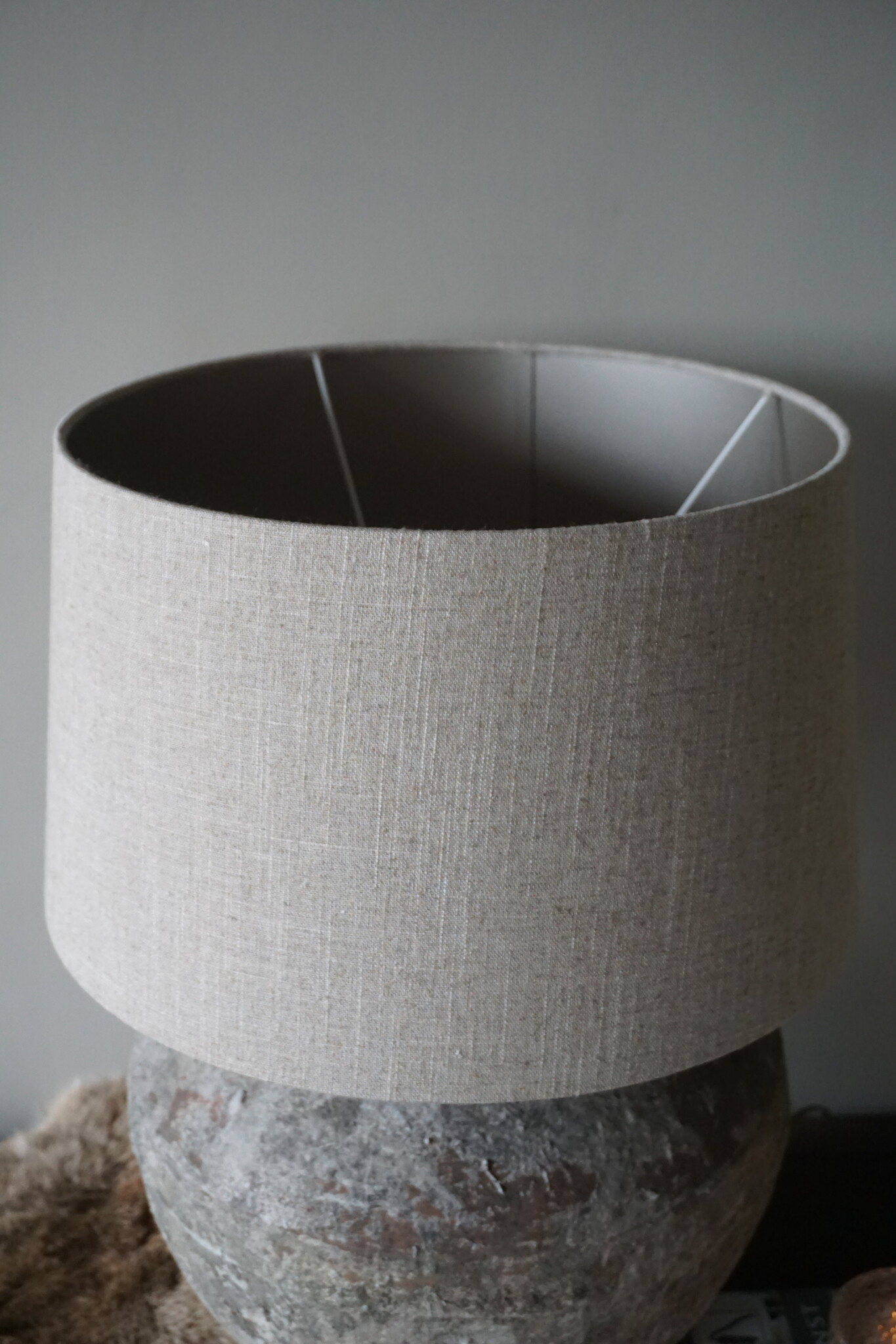 Brynxz Linnen Lampenkap - 40 x 45 x 26 cm