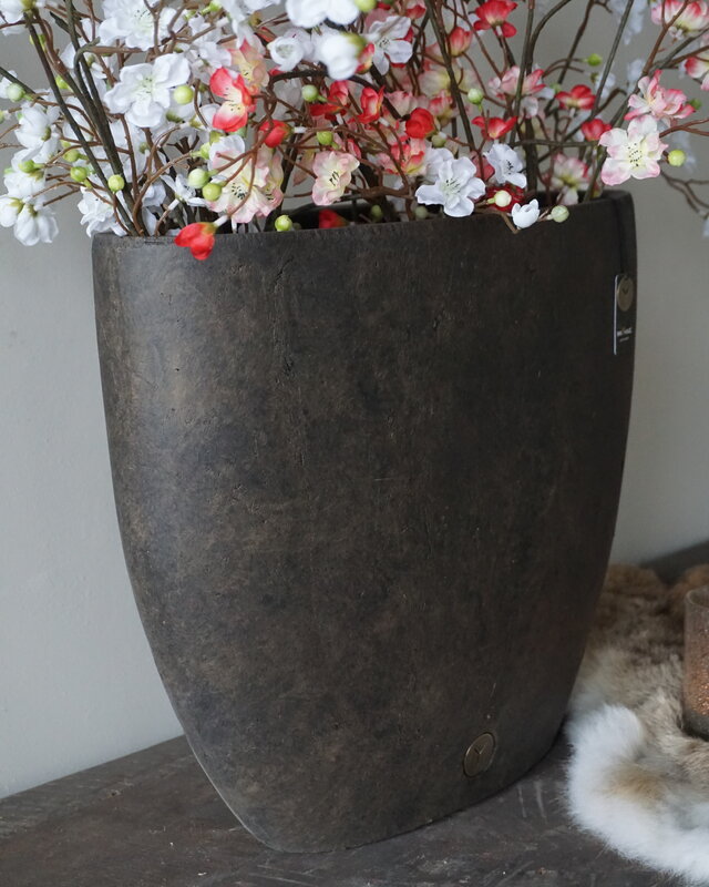 Brynxz Pot Ovaal Edge Majestic Bruin 51x20x27 Cm