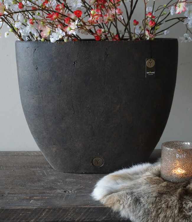 Brynxz Pot Ovaal Edge Majestic Bruin 51x20x27 Cm