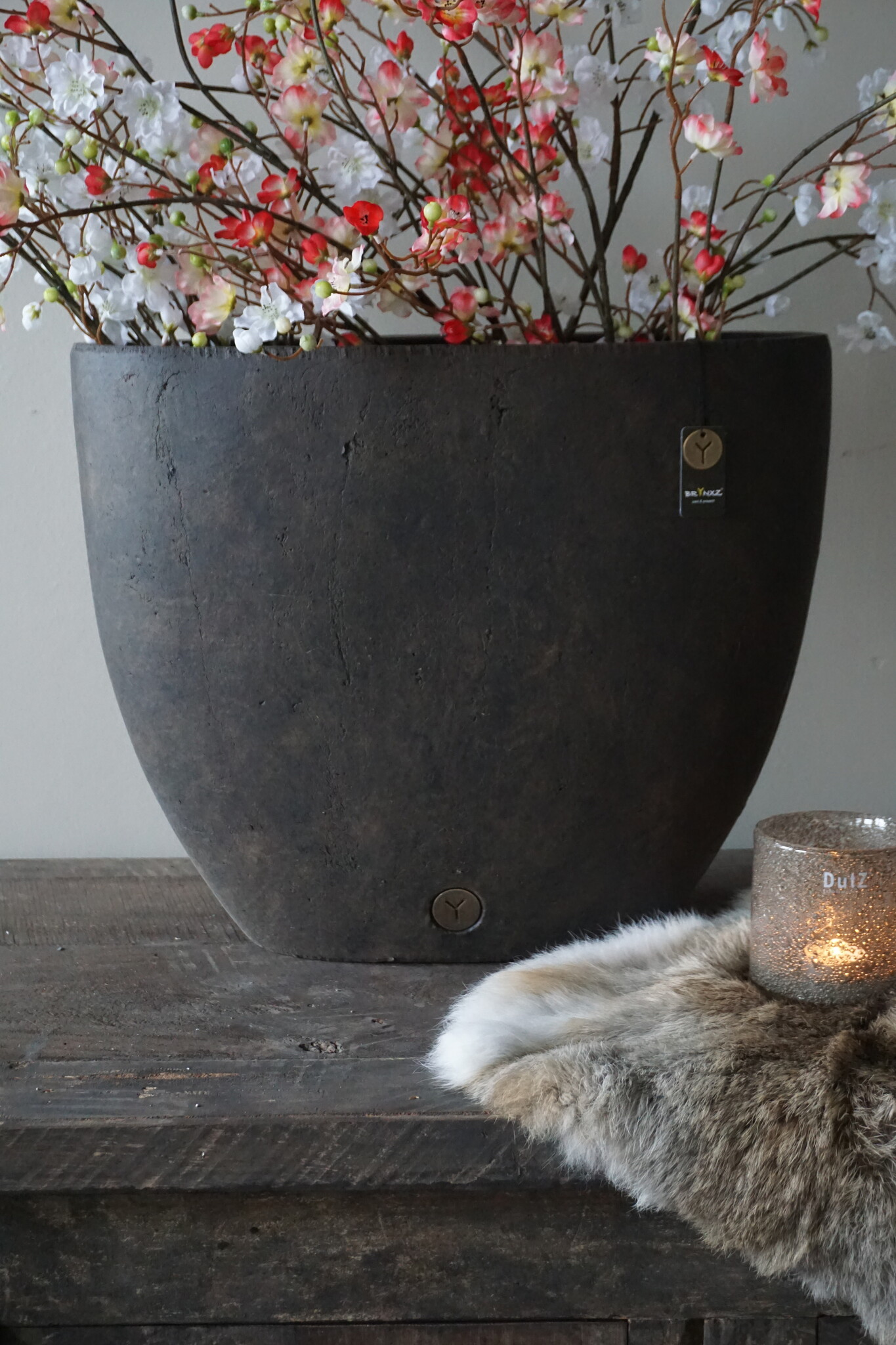 Brynxz Pot Ovaal Edge Majestic Bruin 51x20x27 Cm