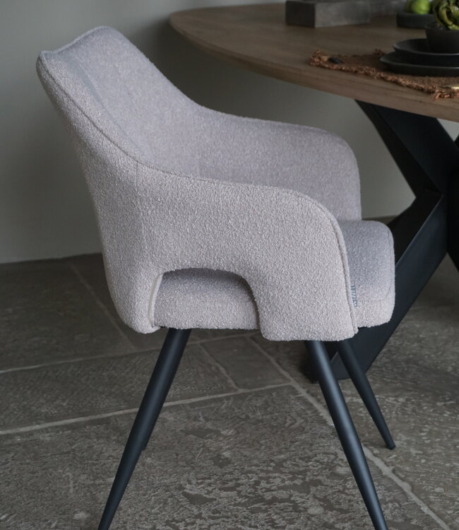 LABEL51 Eetkamerstoel Noud Naturel 55x60x87 cm