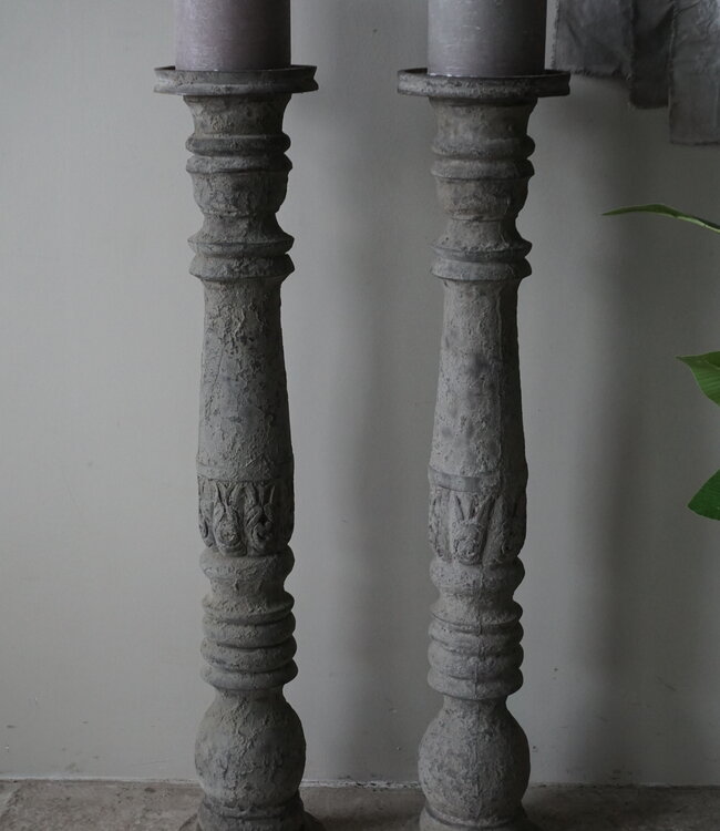 Be-Uniq Vloerkandelaar Palace | Earth Finish | H109 cm