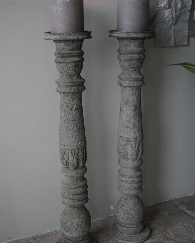Be-Uniq Vloerkandelaar Palace | Earth Finish | H109 cm