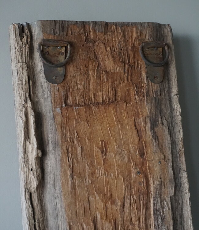 Rene Houtman Origineel oude balk houtsnijwerk India H181 Cm