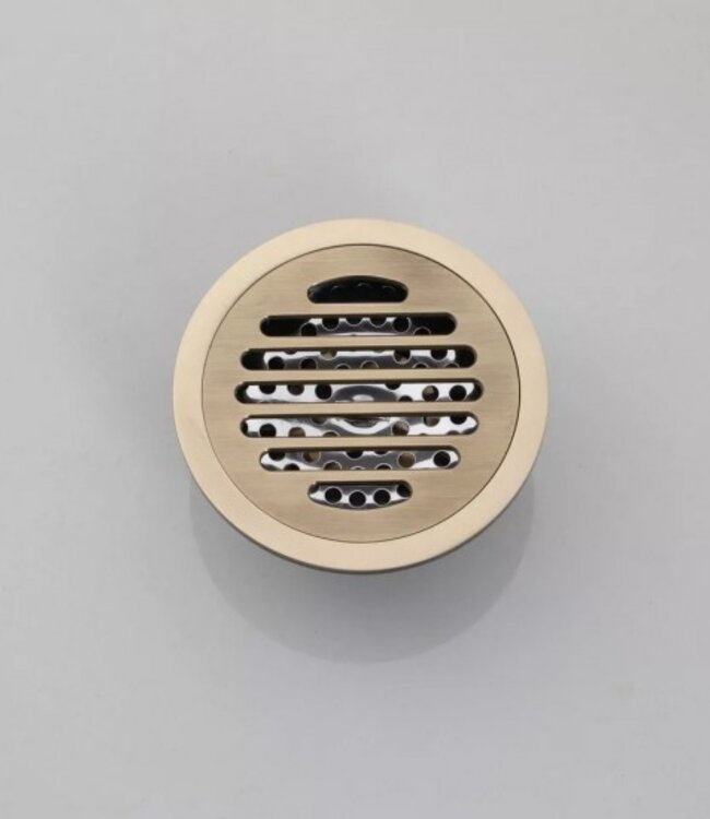 Rene Houtman Landelijke Doucheput Met Stankafsluiter | Brons