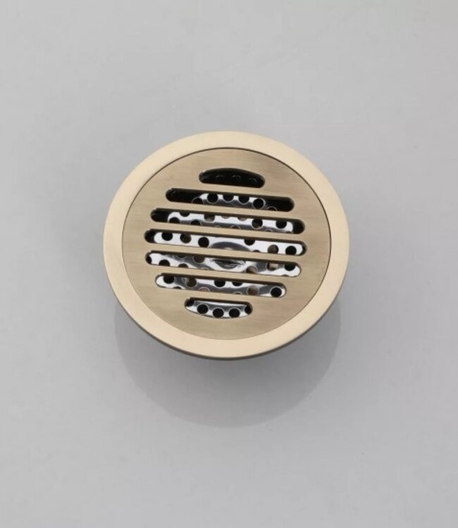 Rene Houtman Landelijke Doucheput Met Stankafsluiter | Brons