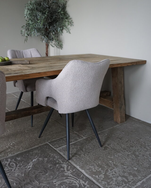 Rene Houtman Oud Eikenhouten Tafel | L300 x B100 x H78.5 cm