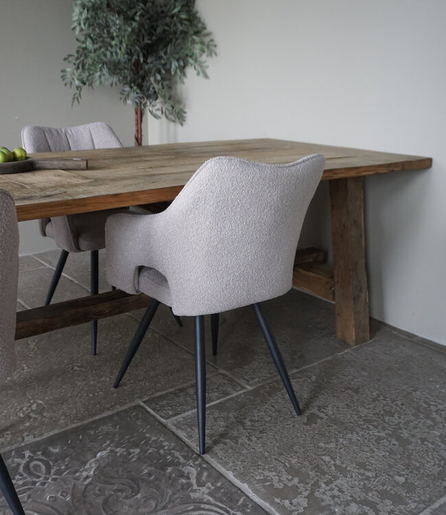 Rene Houtman Oud Eikenhouten Tafel | L300 x B100 x H78.5 cm