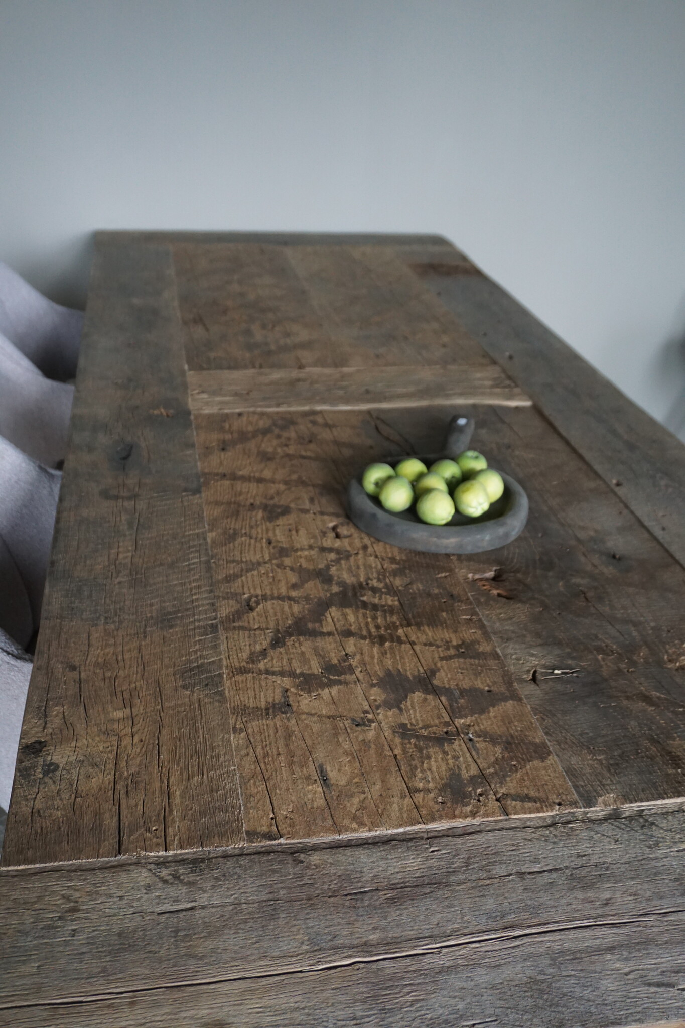 Rene Houtman Oud Eikenhouten Tafel | L250 x B100 x H78.5 cm