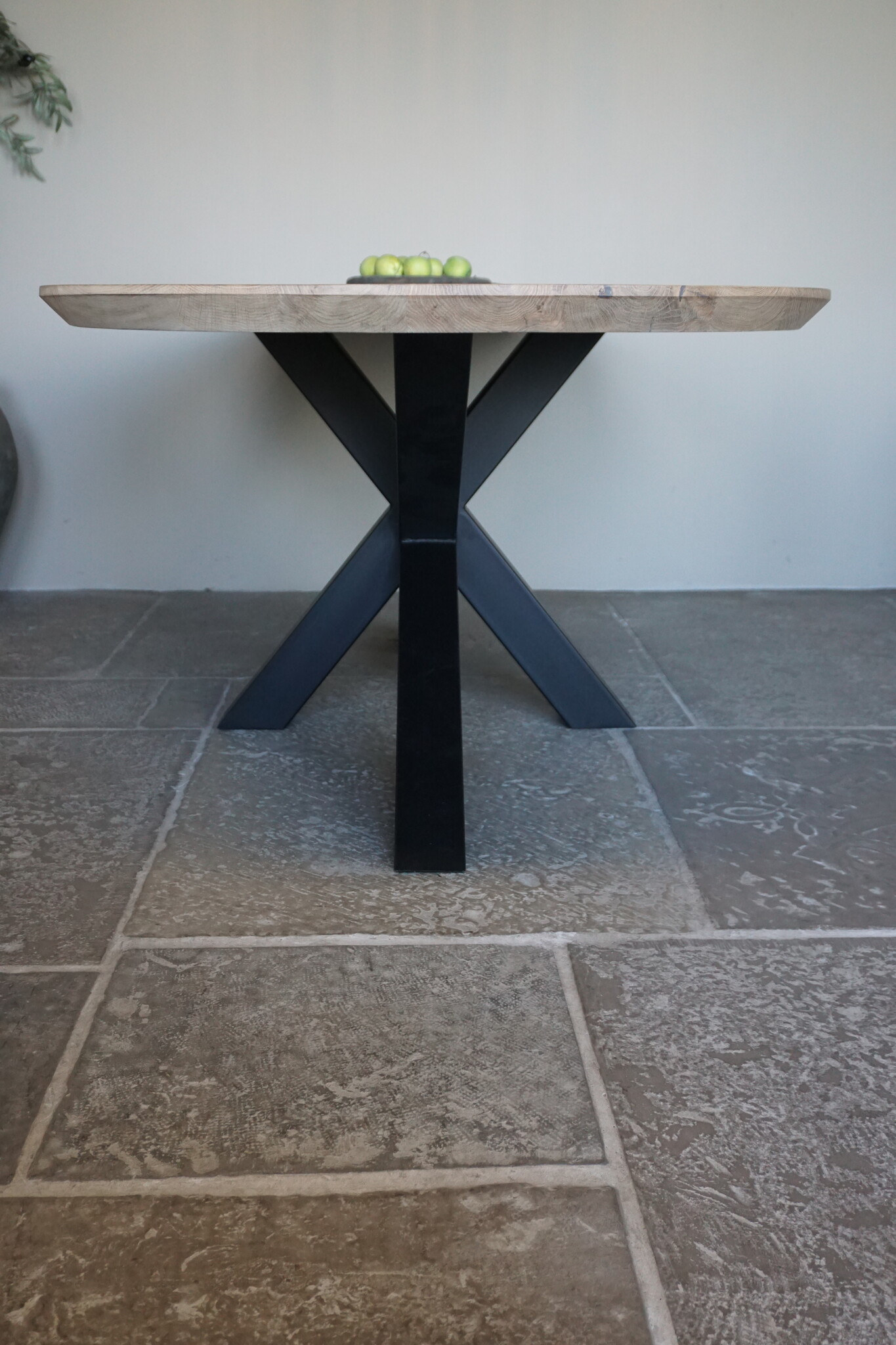 Rene Houtman Massief Eikenhouten Tafel Deens Ovaal - Kies Maat & Onderstel