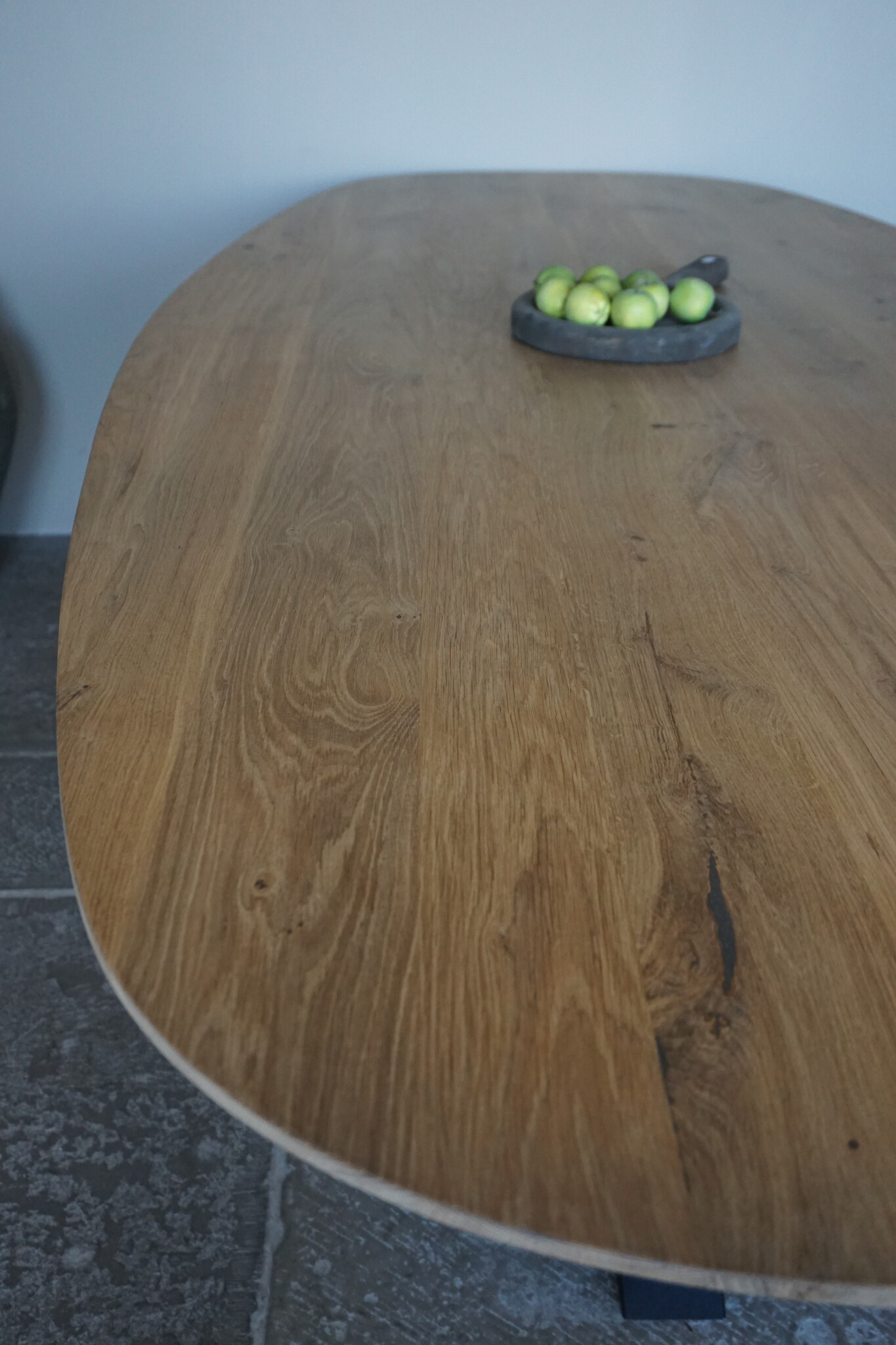 Massief Eikenhouten Tafel Deens Ovaal - Kies Maat & Onderstel | Eiken ...