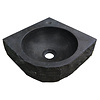 Wiesbaden hamerslag hoekfontein 30x30x10 cm hardsteen gezoet