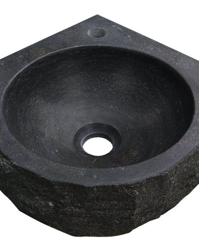 Wiesbaden Wiesbaden hamerslag hoekfontein 30x30x10 cm hardsteen gezoet