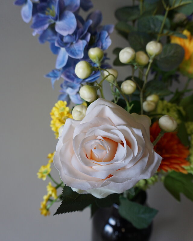 Rene Houtman Kunstbloemen Boeket Bibi | Zijden Bloemen | H90 cm