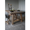 Oud Eikenhouten Tafel | L220 x B100 x H79 cm