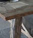 Rene Houtman Oud Eikenhouten Tafel | L300 x B100 x H78.5 cm