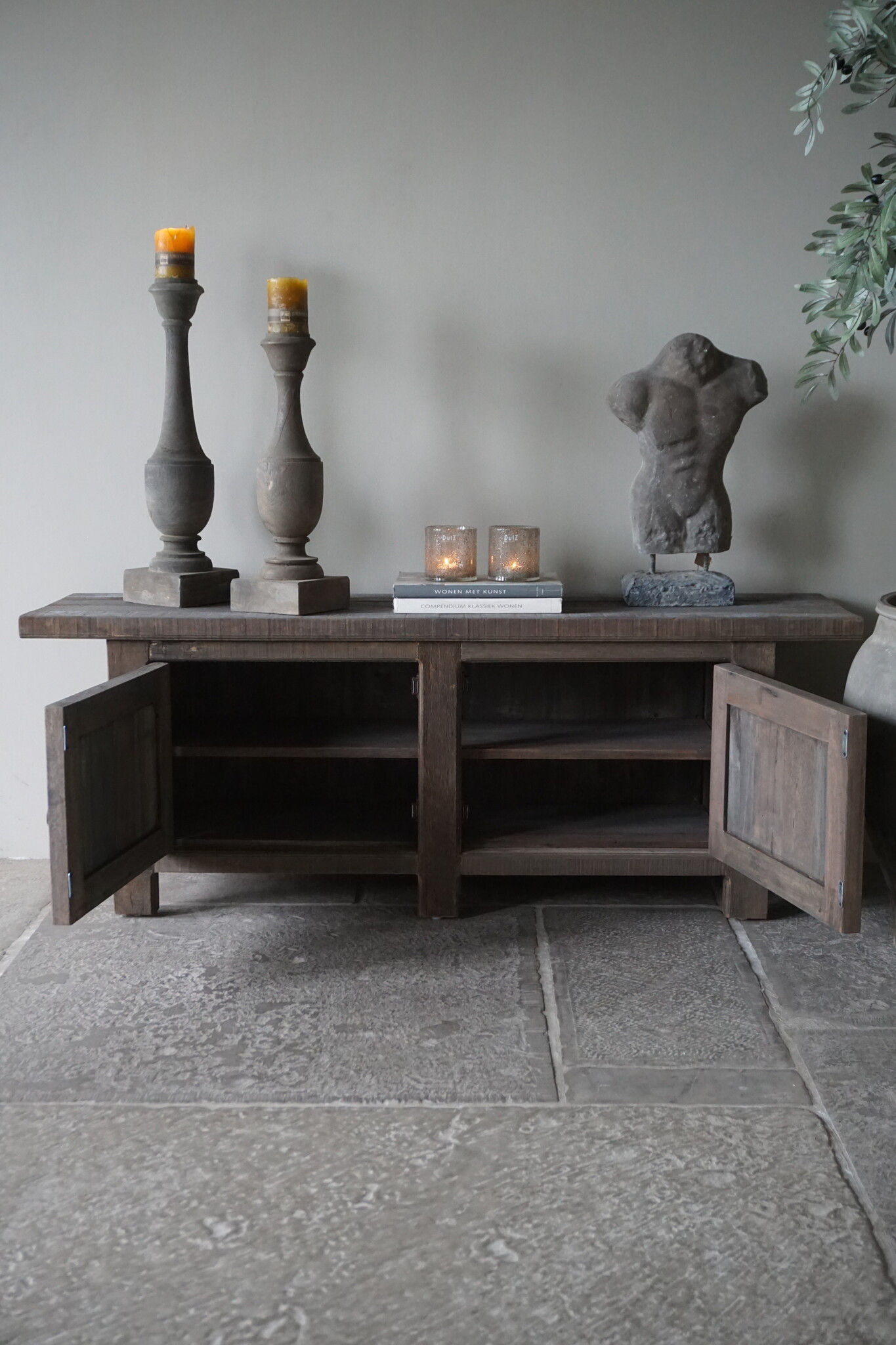 Rene Houtman TV Dressoir | Driftwood | H57 x B150 x D41 cm