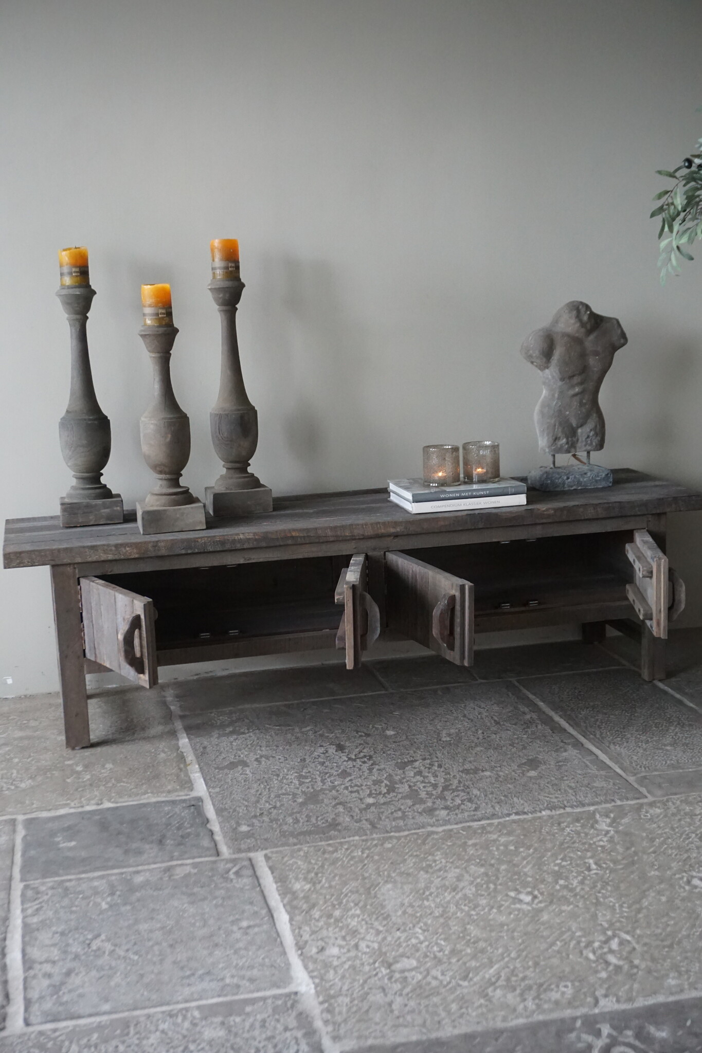 Rene Houtman TV Dressoir | Driftwood | H50 x B181 x D51 cm