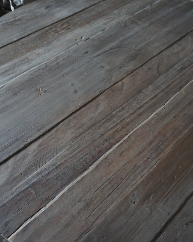 Rene Houtman Eetkamertafel Rond | Hout | Ø121 x H79 cm | Grijs