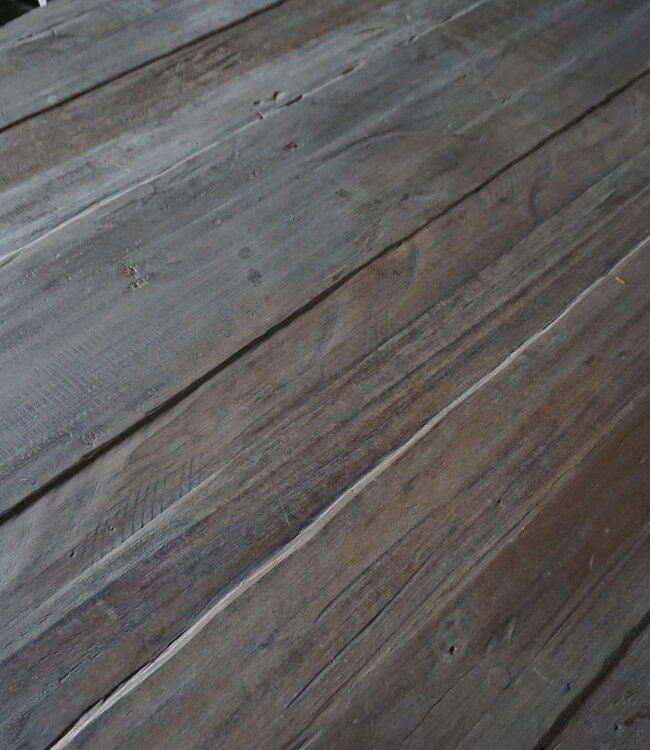 Rene Houtman Eetkamertafel Rond | Hout | Ø121 x H79 cm | Grijs