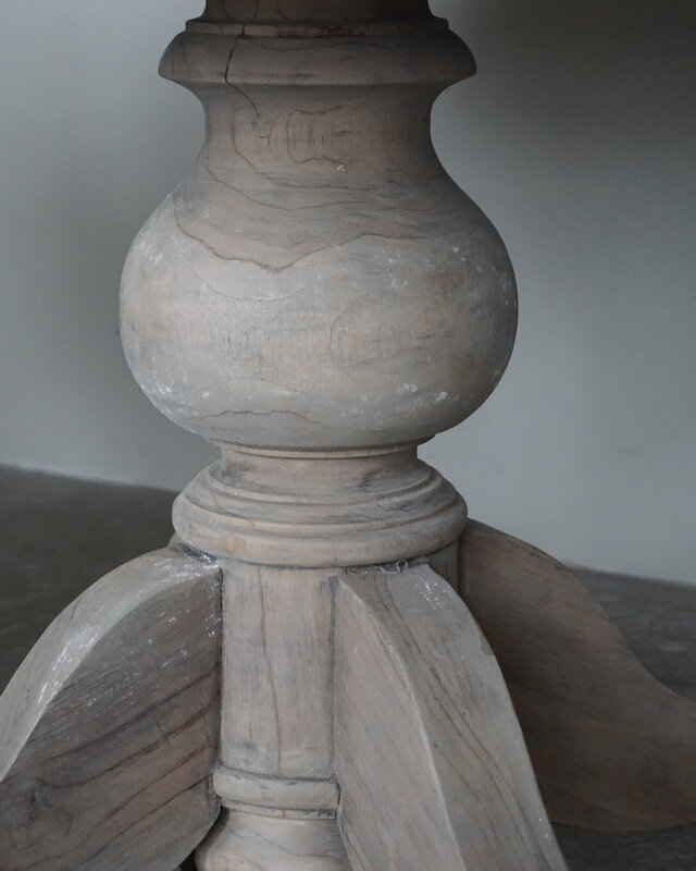 Rene Houtman Eetkamertafel Rond | Hout | Ø121 x H79 cm | Grijs