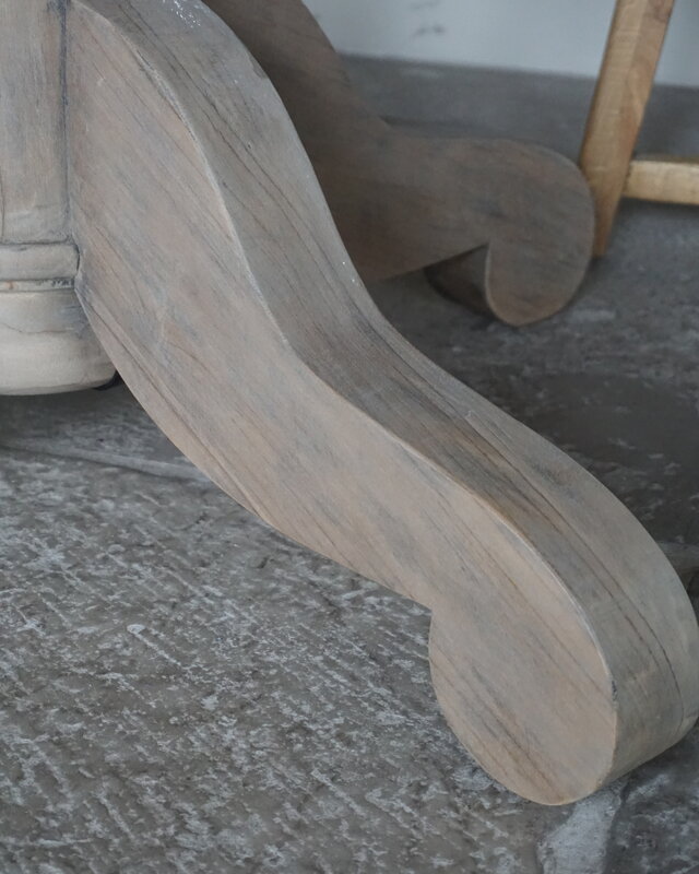 Rene Houtman Eetkamertafel Rond | Hout | Ø121 x H79 cm | Grijs