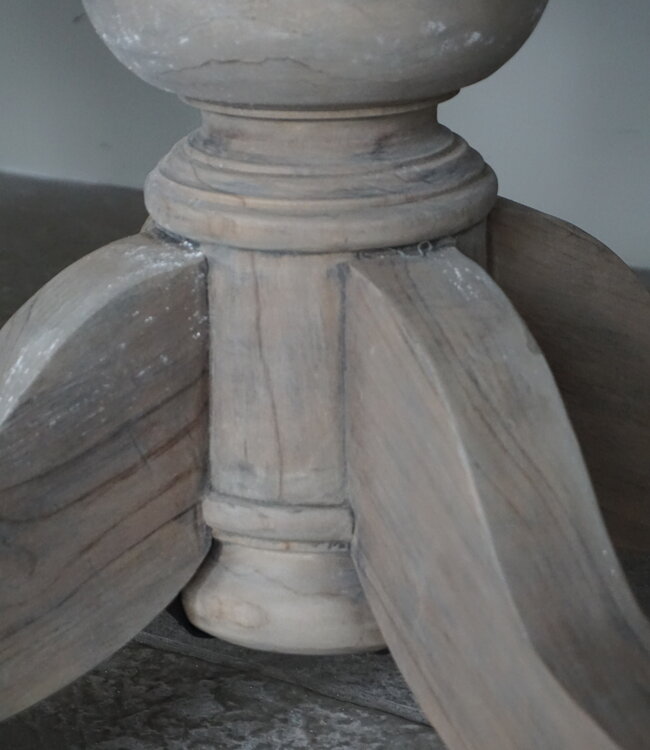 Rene Houtman Eetkamertafel Rond | Hout | Ø121 x H79 cm | Grijs