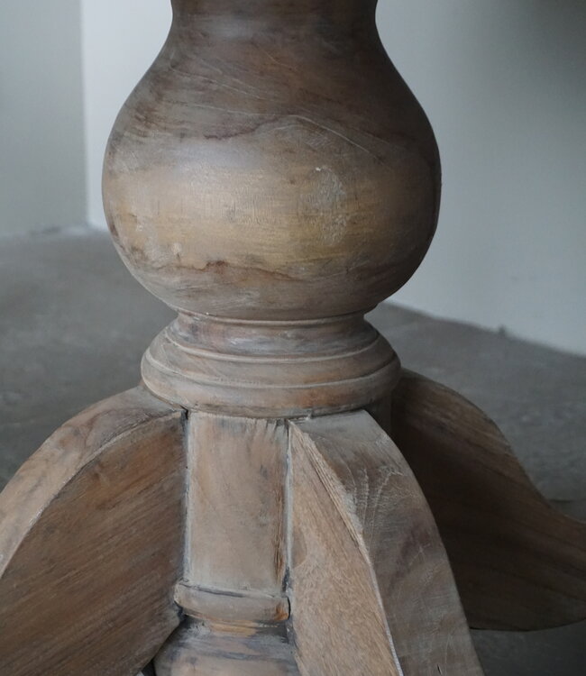 Rene Houtman Eetkamertafel Rond | Hout | Ø160 x H80 cm | Bruin