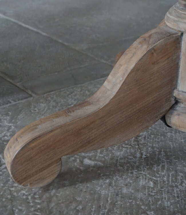 Rene Houtman Eetkamertafel Rond | Hout | Ø160 x H80 cm | Bruin