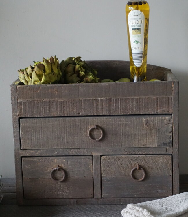 Rene Houtman Gruttersbak | 3 Lades | H27,5 x B36,5 x D19 cm